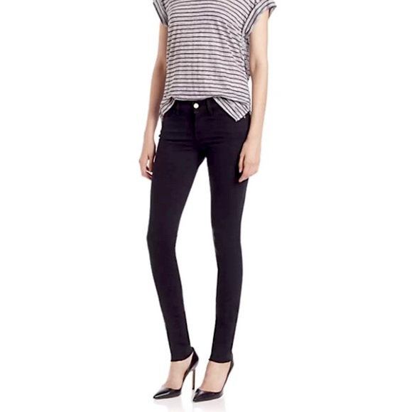 NWT Frame Forever Karlie Black Skinny Jeans 30 - Picture 3 of 5